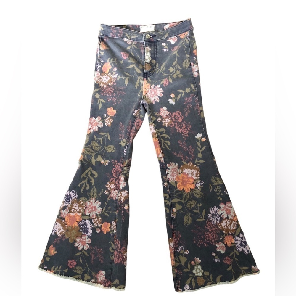 We The Free Floral Boot Cut Pants - Multicolor